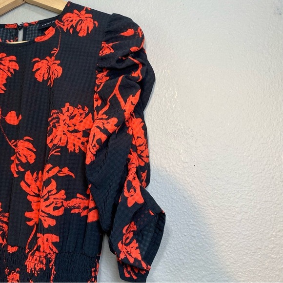 Who What Wear Womens Floral Dark Feminine Romantic Whimsigoth Dress Size S Black - Picture 10 of 16